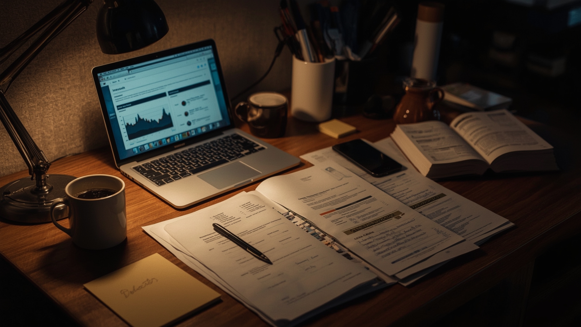 Bookkeeping professional working at desk